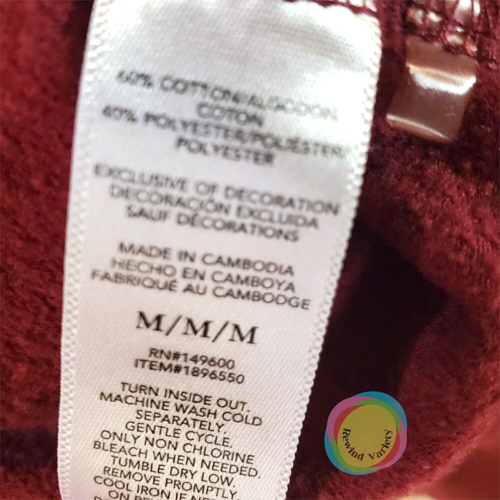 Keith Haring Maroon Barking Dog Graphic Sweatshirt M - Picture 8 of 11
